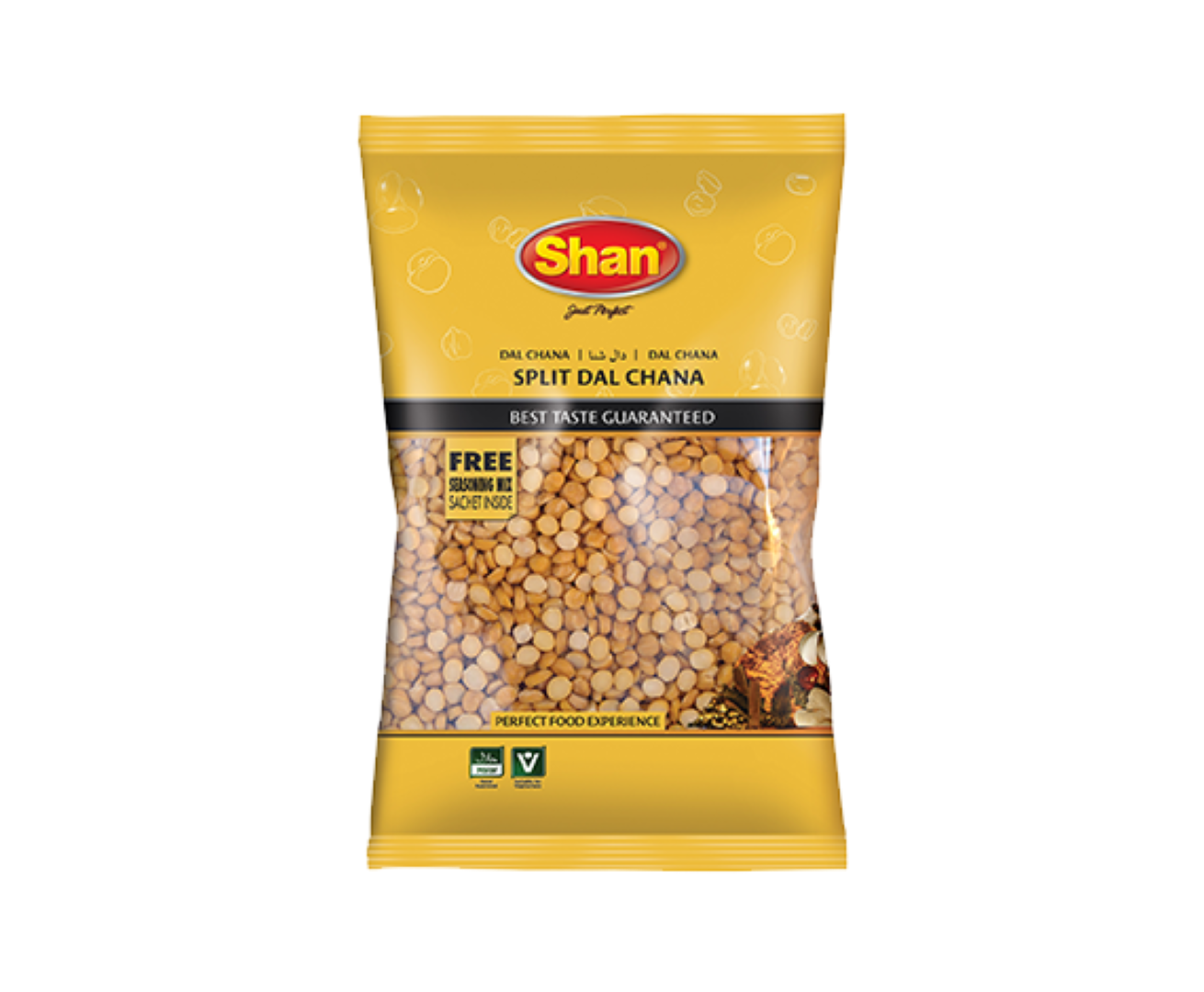 SHAN CHANA DAL(SPLIT YELLOW GRAM)+SESONING